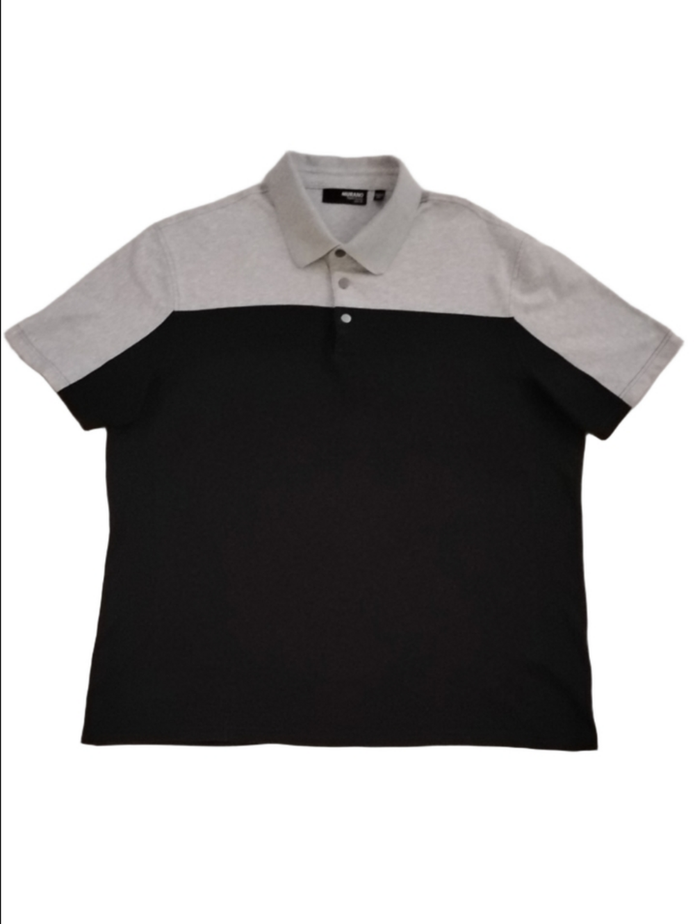 Murano Liquid Luxury Two-Tone Gray and Black Polo